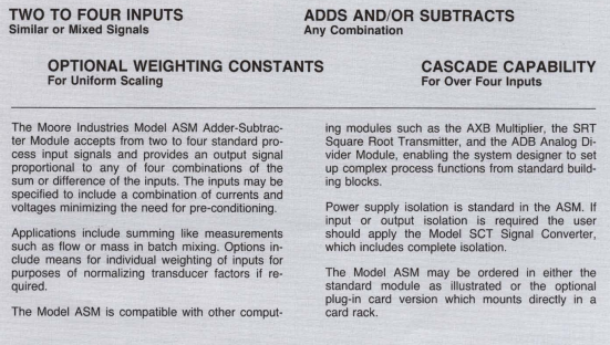 ASM Description